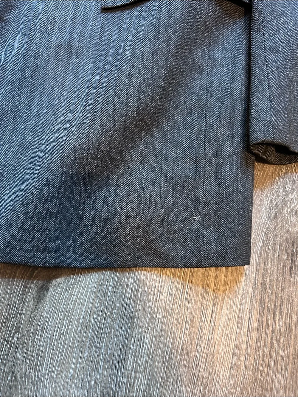 Vintage Polo By Ralph Lauren Suit Sports Jacket Blazer Gray 2 Button No Size Tag